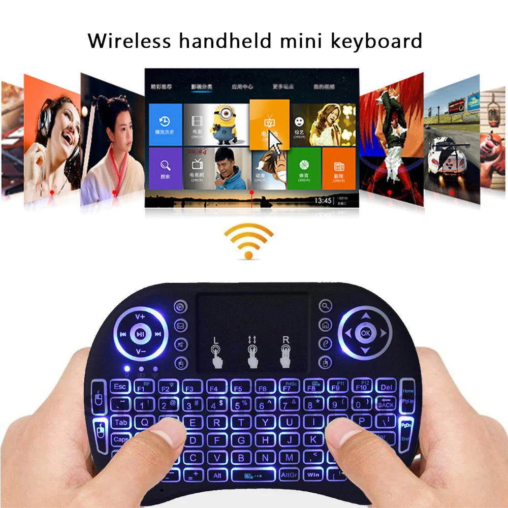 i8 Backlit Mini Wireless Keyboard