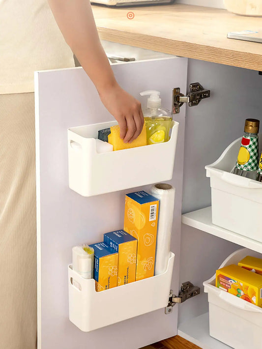 Multifunctional Cabinet Plastic Storage Organizer Rack