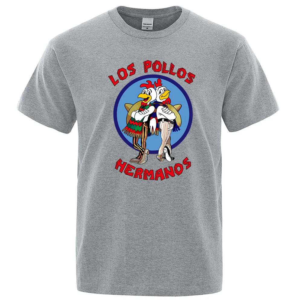 Los Pollos Hermanos Lustiges bedrucktes Herren-T-Shirt