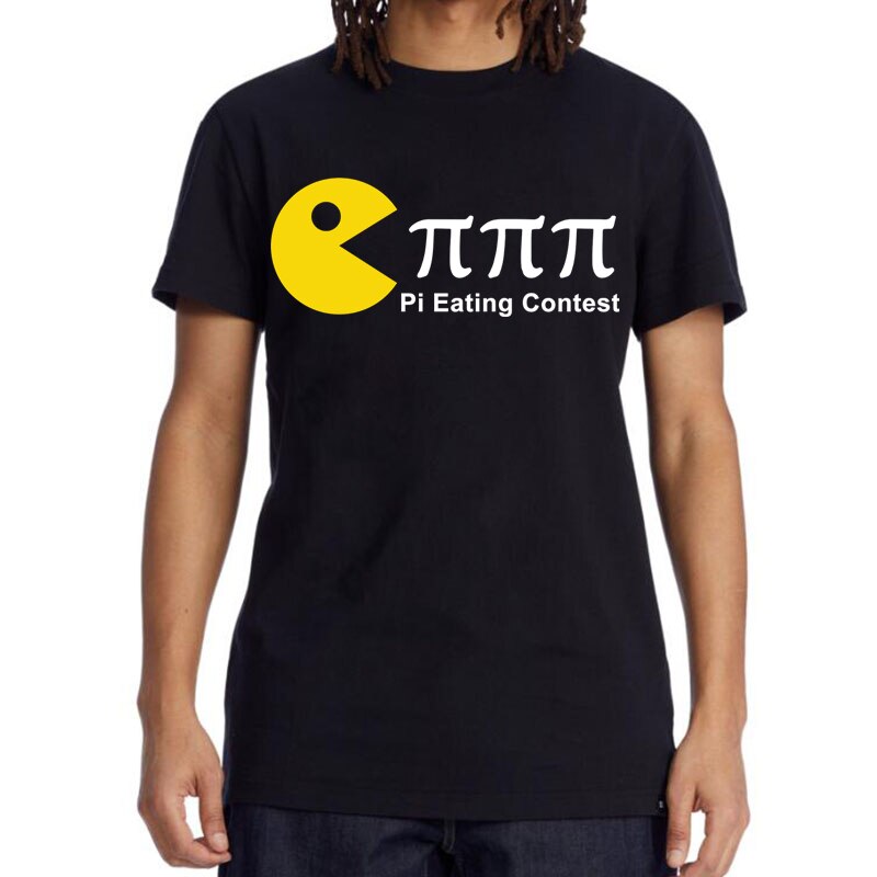 Funny π Disappearing Design Cotton Tee