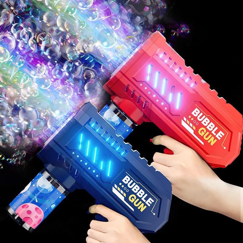 Fully Automatic Space Bubble Gun Outdoor Bubble Machine Toy