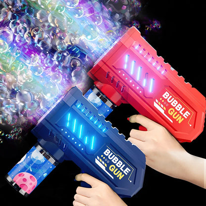 Fully Automatic Space Bubble Gun Outdoor Bubble Machine Toy