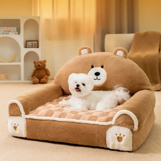 Cozy Pet Sofa Bed Winter Warmth
