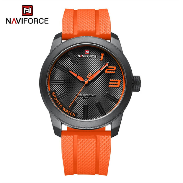 Military Silicone Strap Watch 30ATM Waterproof