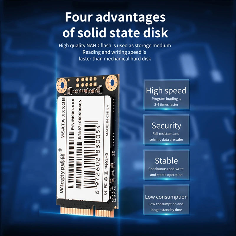 mSATA SSD Kompakte interne Speicherlösung Festplatte