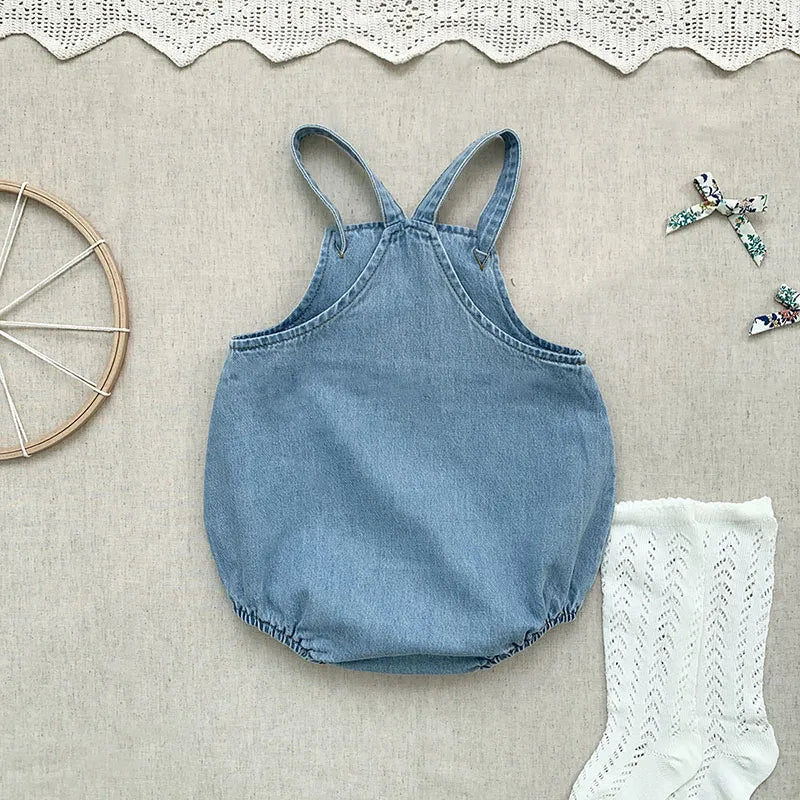 Cowboy Sleeveless Baby Romper