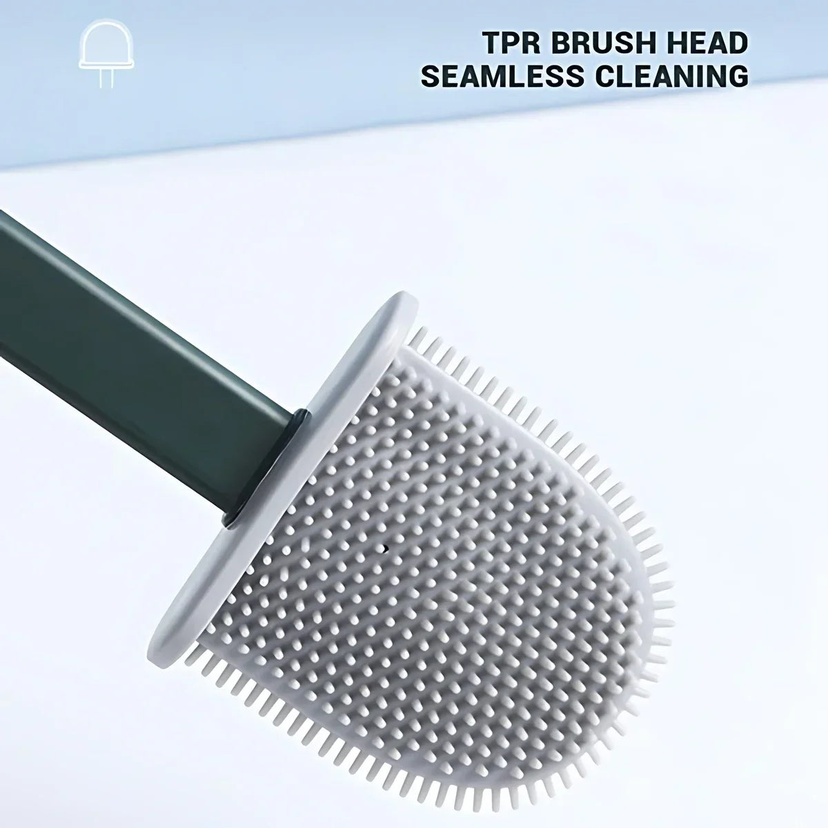 Wall-Hanging Toilet Cleaning Brush