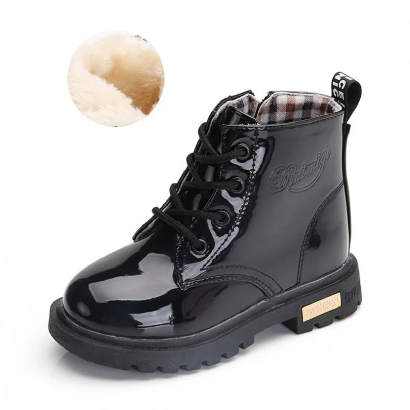 Non-Slip Kids' Fashion Boots -  Warm Shoes