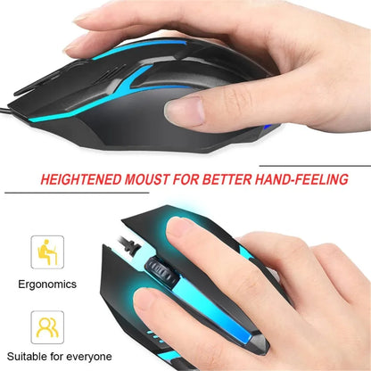 Wireless 2.4G Portable Optical Ergonomic Mice USB Adapter Mouse