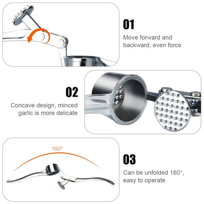 Edelstahl Knoblauch Presse Crusher Fleischwolf Küche Zubehör