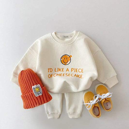 Ensemble de vêtements pour bébé coréen d'automne