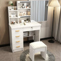White 4 drawer A
