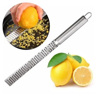 Stainless Steel Garlic Grater Vegetable Fruit Grinder Lemon Zester