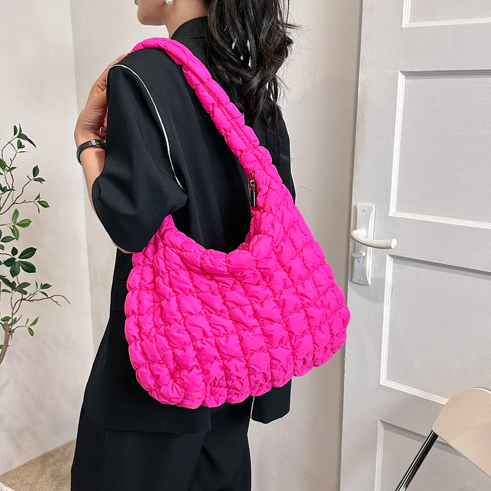 Women's Quilted Cloud Shoulder Bag