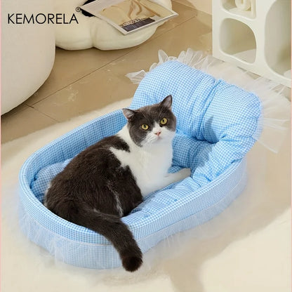 Luxury Rhinestone Pet Bed Set