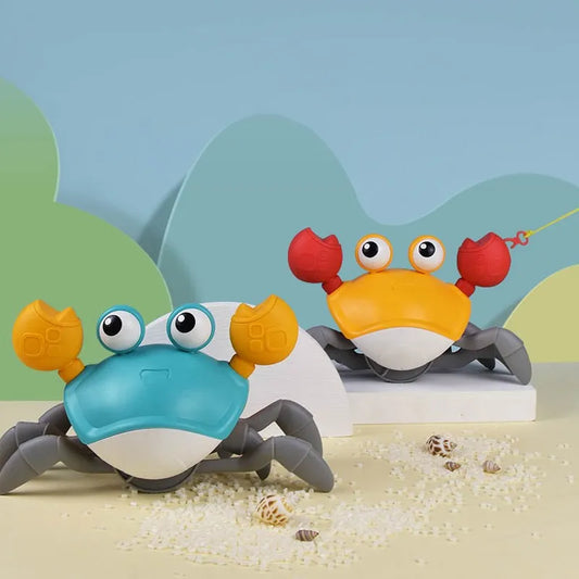 Jouet interactif pour bébé crabe rampant