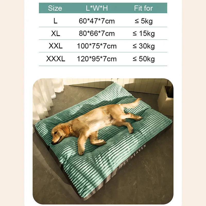 Corduroy Comfort Oversize Dog Sleeping Pad