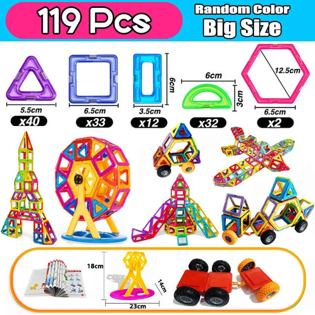 Magnetic Building Blocks Big Size and Mini Size