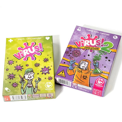 Virus Card Game Spanish Version English Edition Virus 2 Contagiously Fun Party Game