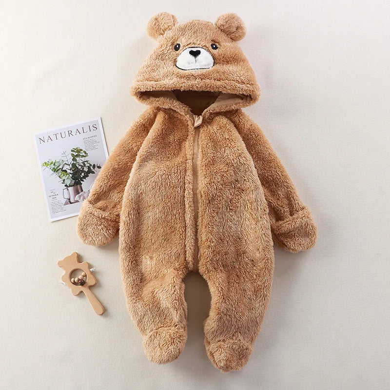Teddy Bear Romper for Newborns