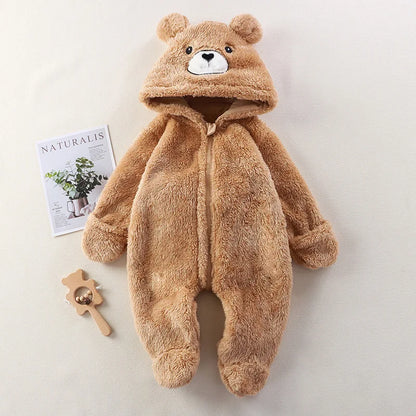 Teddy Bear Romper for Newborns