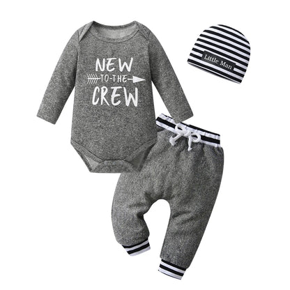 Newborn Baby Boy's 2PCS Clothing Set