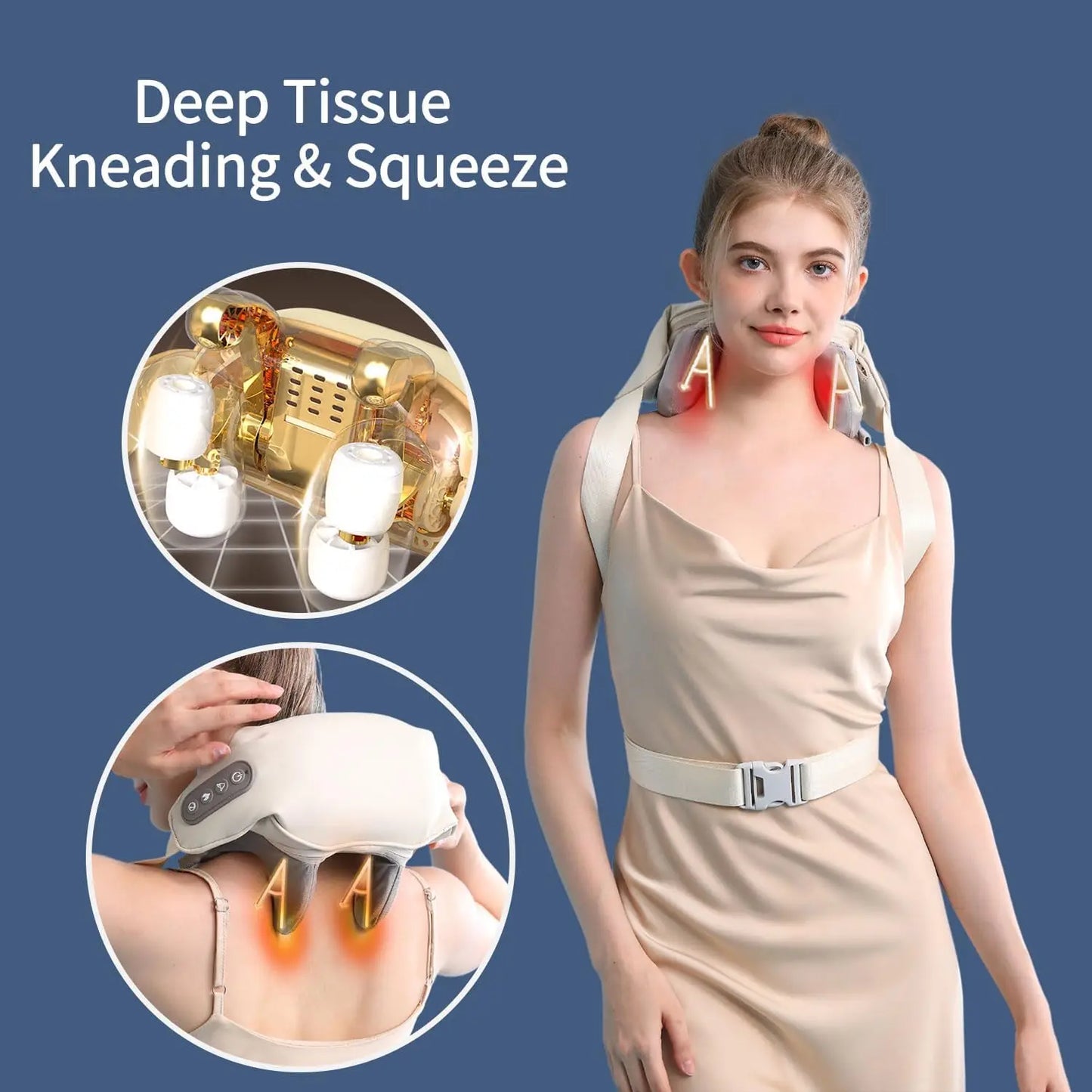 Deep Tissue Shiatsu Neck Massager
