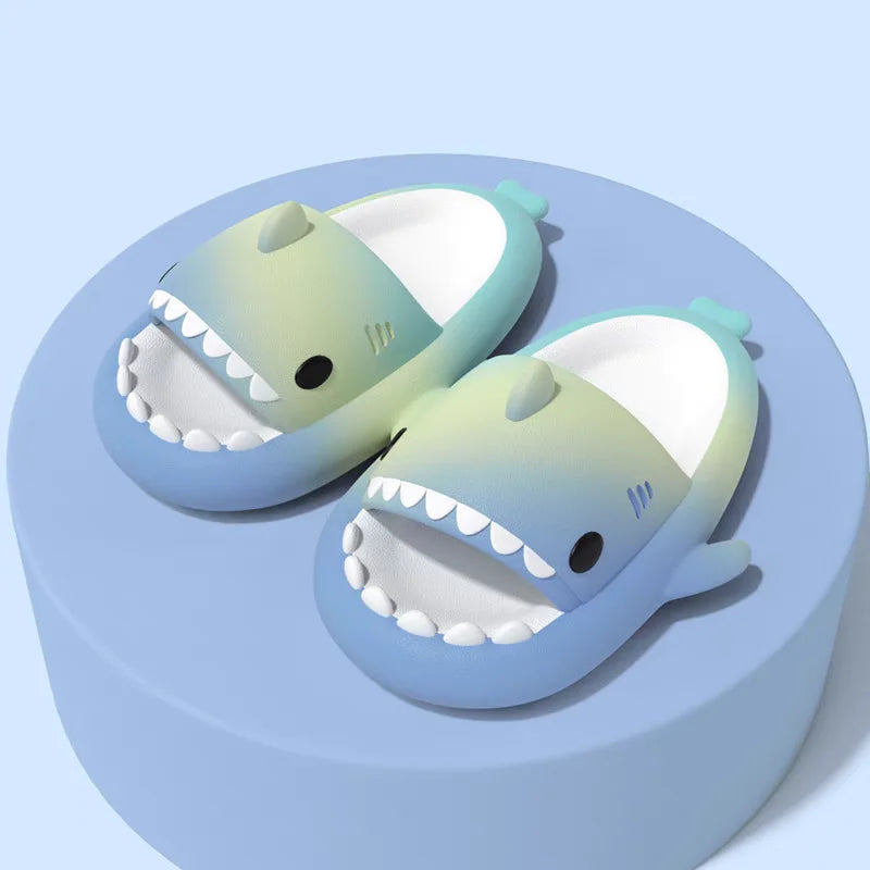 Shark-Hausschuhe, rutschfeste, einfarbige EVA-Schuhe