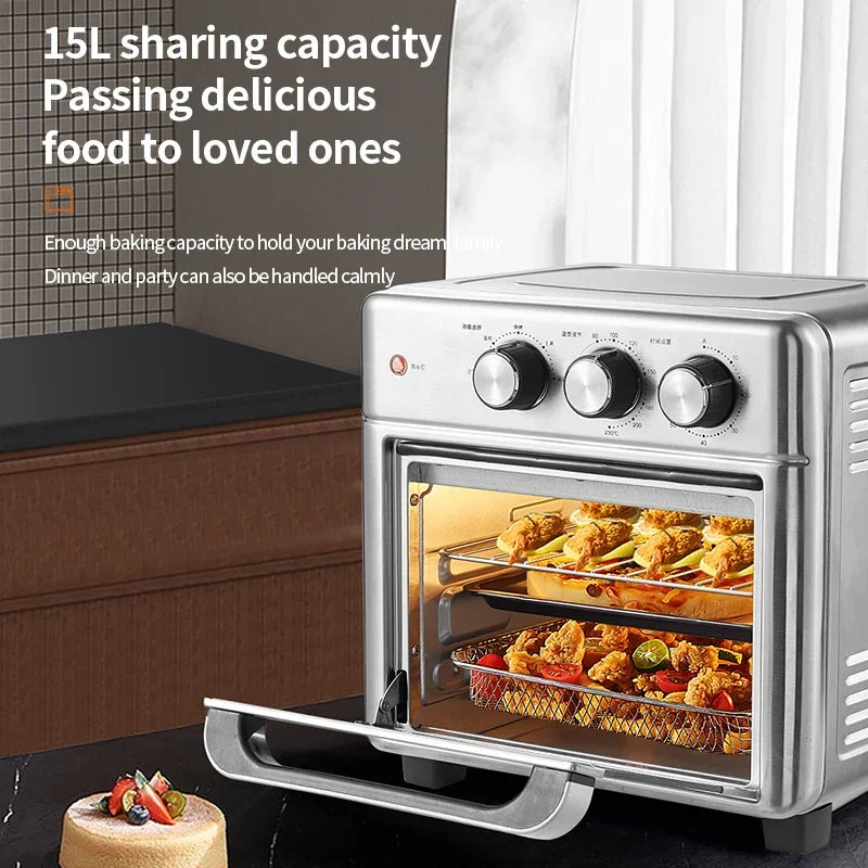 Stainless Air Fryer Toaster Oven