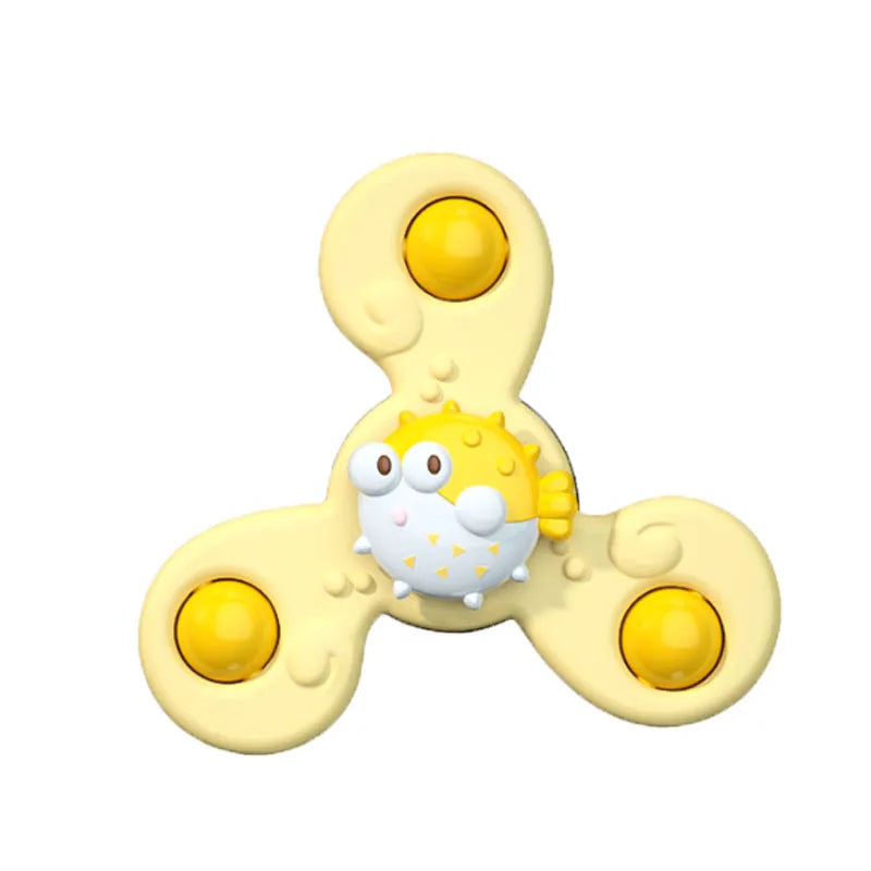 Cartoon Suction Cup Rattles Baby Bath Toys