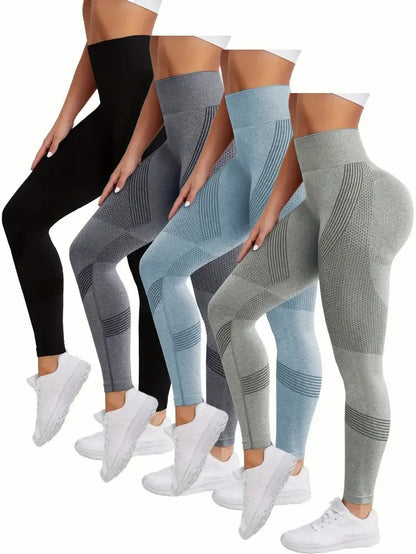 Fitness Yoga High Waist Push-Up Leggings for Women