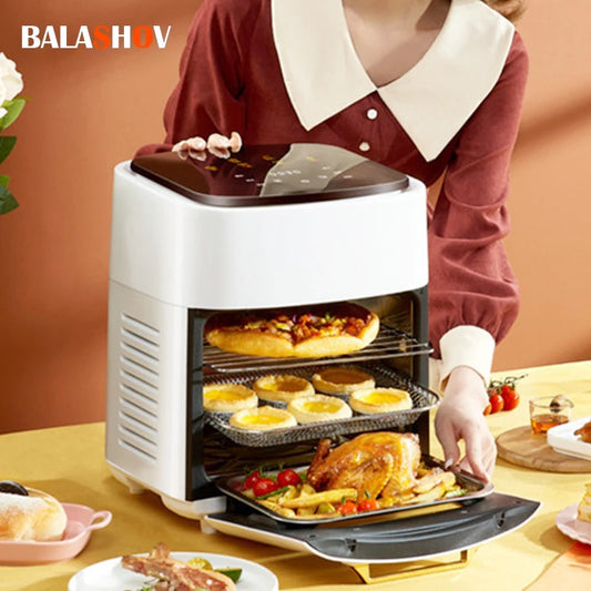 Multifunction LED Touch Panel Digital Air Fryer Electric Oven