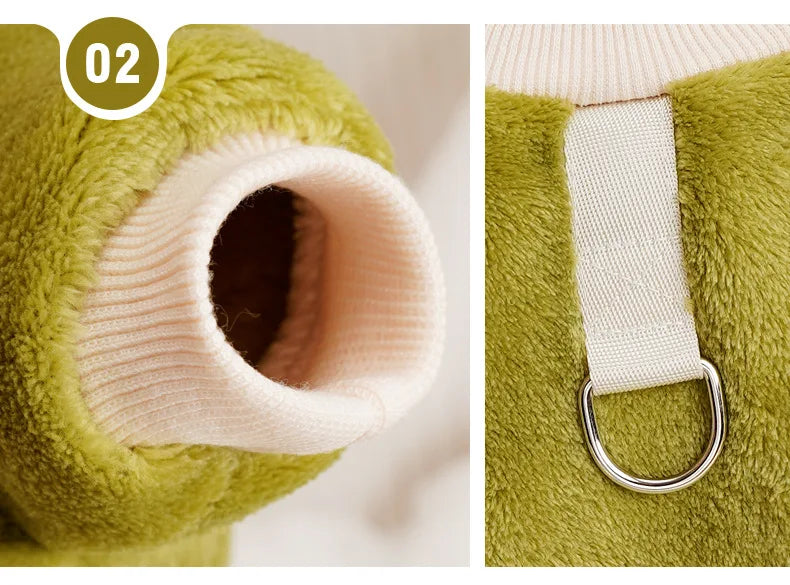 Luxuriöses Haustier-Pyjama und super saugfähiges Handtuch-Set