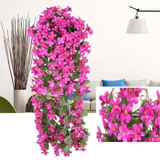 Wall Hanging Artificial  Flower Fake Plants for Decor