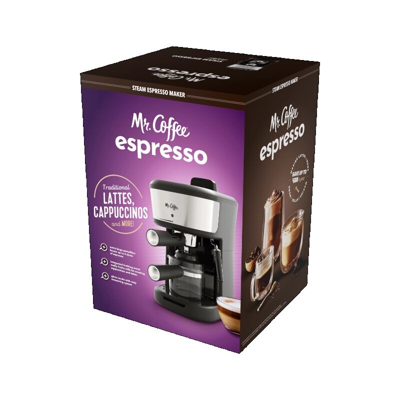 4-Shot Espresso & Cappuccino Maker