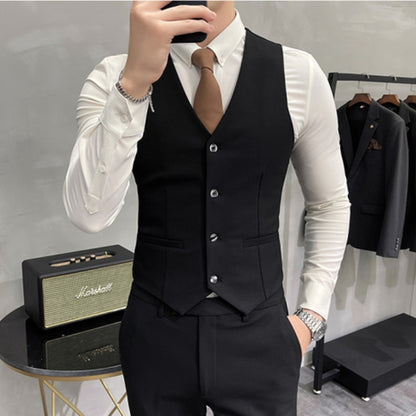 Luxury 3-Piece Men's Suit Set - Wedding & Business