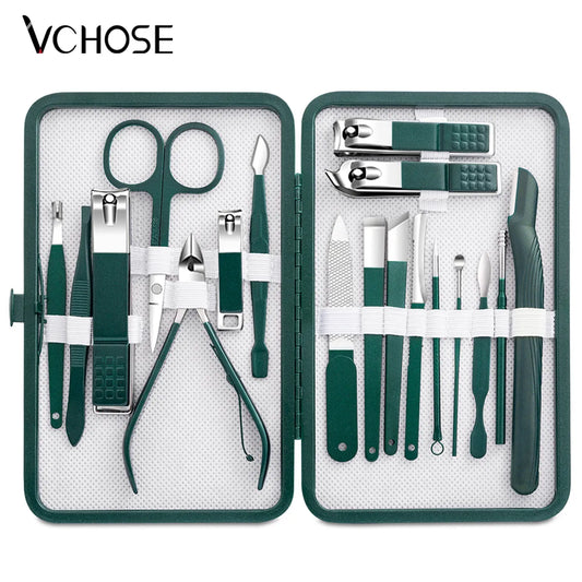 Stainless Steel Nail Clipper Set - Portable Grooming Tool