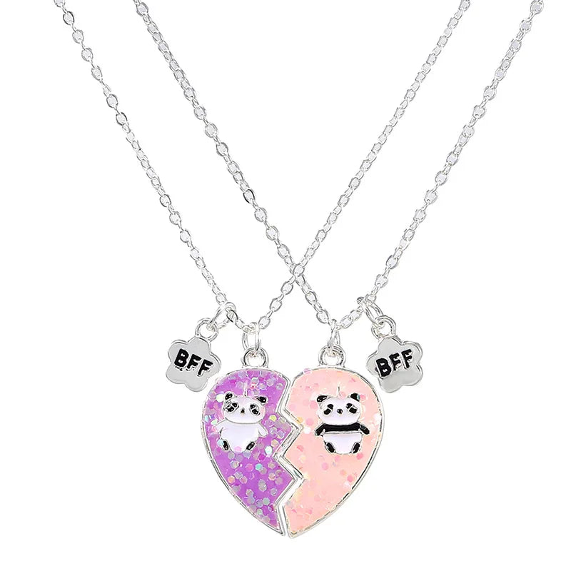 Cute Sushi BFF Necklaces Set