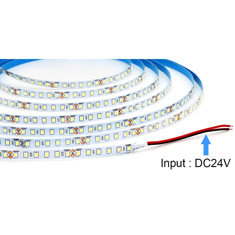 Bande lumineuse LED flexible 20 m 2835 DC24V - 120 LED/m pour l'éclairage domestique