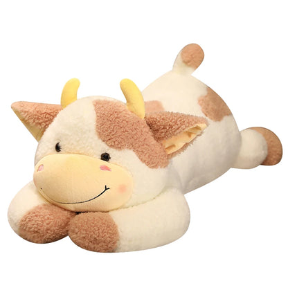 Cute 90cm/110cm Milk Cow Plush Toy