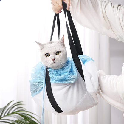Mesh Cat Bath Bag - Grooming & Restraint