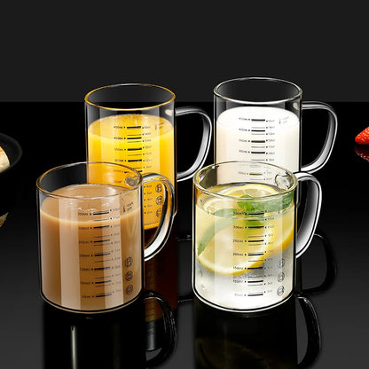 Gobelets doseurs borosilicatés multifonctions de qualité alimentaire