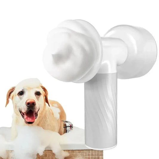 Distributeur automatique de savon mousse pour brosse à chien