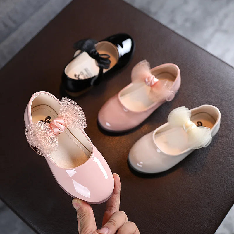 Chaussures de mariage en cuir pour enfants