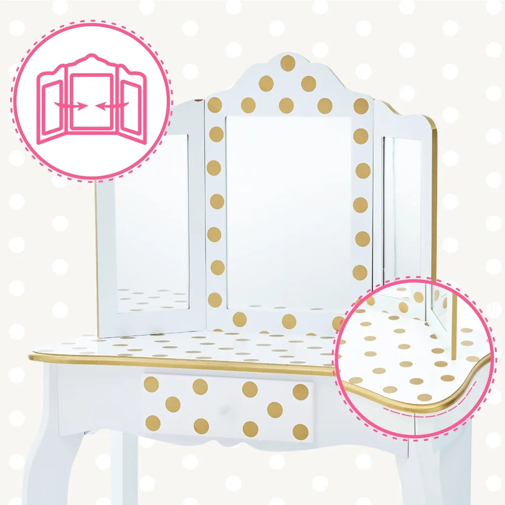 Kids Vanity Set with Mirror