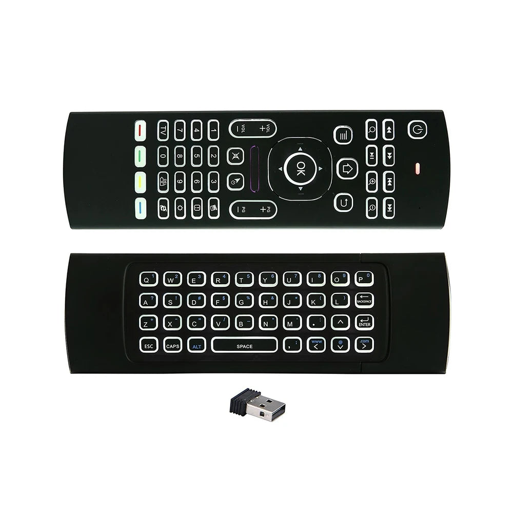 Drahtlose Fernbedienung MX3 Air Mouse mit Tastatur