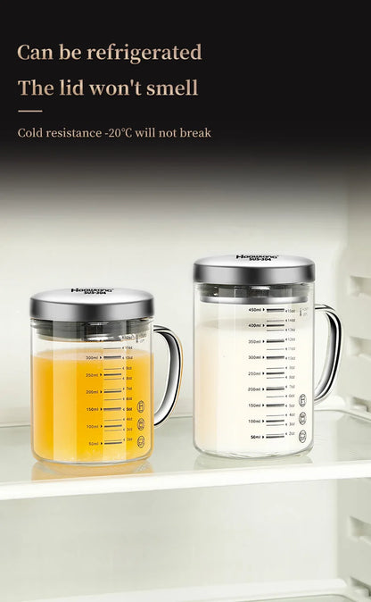 Gobelets doseurs borosilicatés multifonctions de qualité alimentaire