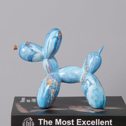 Sculpture moderne de chien en ballon – Décor d’art de bureau