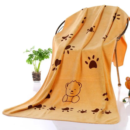 Microfiber Pet Bath Towel 140x70CM