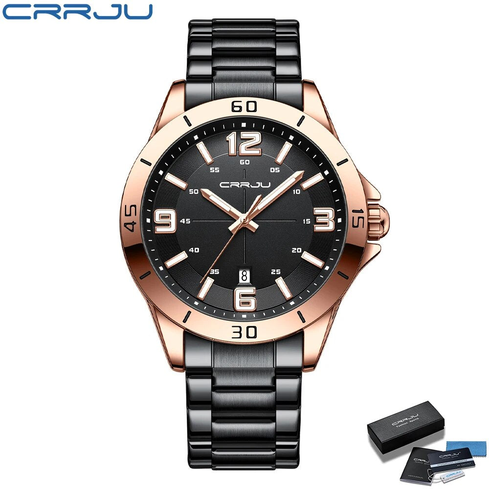 Luxury Stainless Steel Quartz Men's Watch